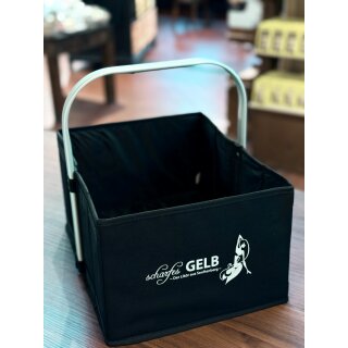 sG schwarzer Einkaufskorb